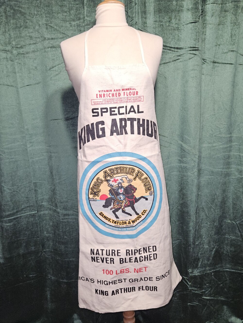 King Arthur Flour Cotton Canvas Advertising Apron